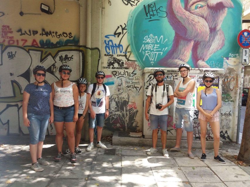 Athens: Greek Life and Street Art Electric Bicycle Tour - Street art and architecture: how the murals connect to the buildings