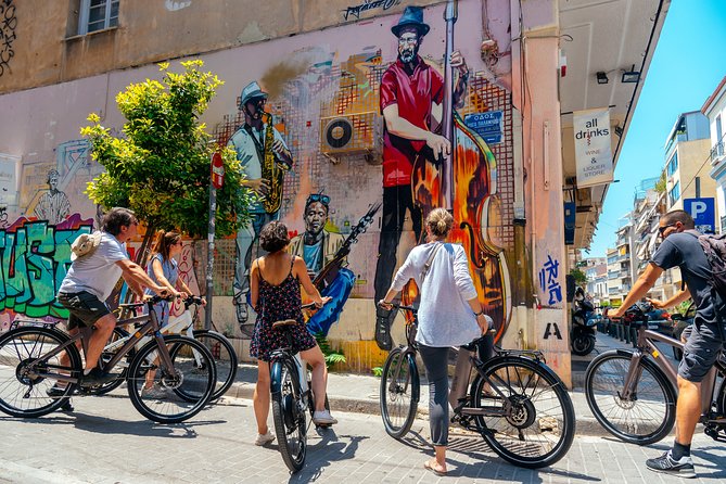 Athens Street Art Bike Tour - Psiri Stop: Local Stores and Taverns, Not Tourist Script