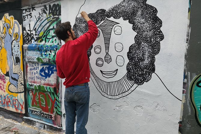 Athens Urban Street Art Tour - Stop 1: Monastiraki murals for a fast orientation (about 15 minutes)