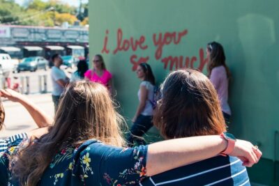 Austin Street Art and Street Food Tour with Local Guide - Mural Stop 2: Greetings from Austin (a wall you can read like a postcard)