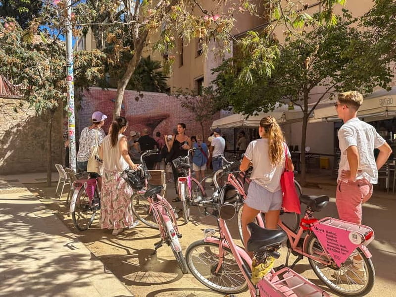 Barcelona | Private StreetArt Bike Tour - Keith Haring mural: when Barcelona’s street art becomes instantly recognizable