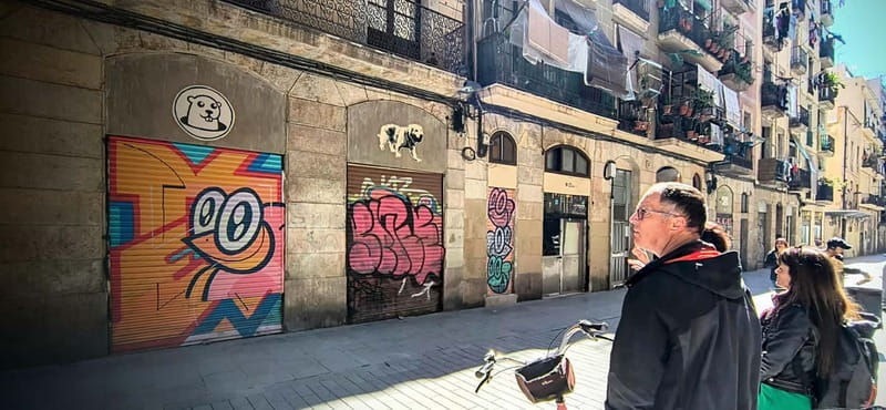 Barcelona | Private StreetArt Bike Tour - The street-corner mural trail: named works you can actually seek out