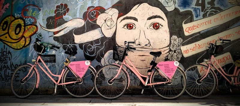 Barcelona | StreetArt Bike Tour Moco Museum - Start at Carrer dels Tallers 45, then roll into the artsy core