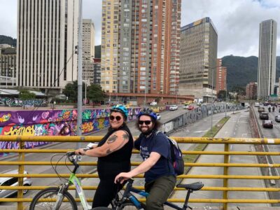 Biking in Full Color: Urban Art Bike Tour - The 13 km loop across Centro, Teusaquillo, Santa Fe, and La Macarena