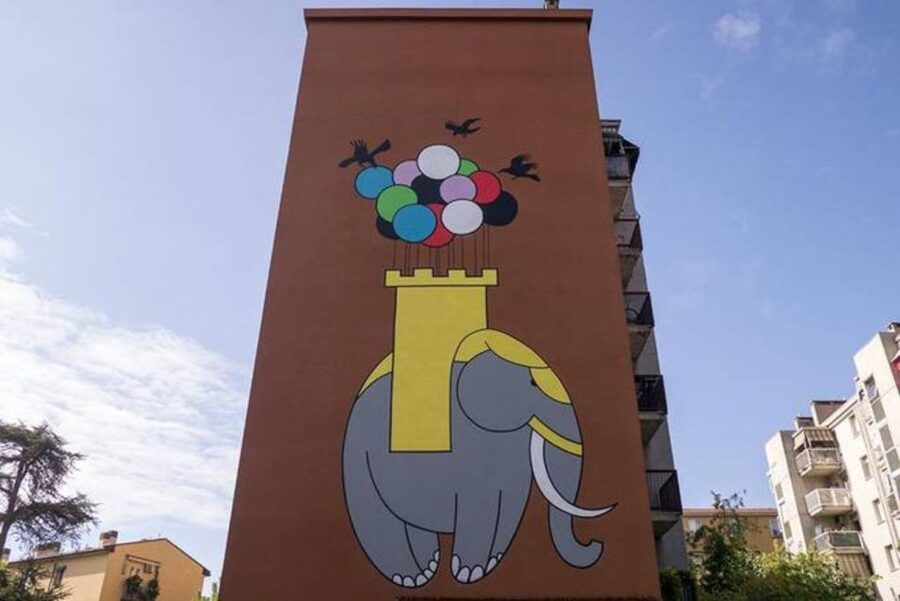 Bologna: Street Art Tour on Electric Bike - The Big Name Artists: Gutiérrez, Hitnes, Andreco, Bastardilla