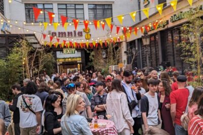 Budapest Vibe: Ruin Bars, Street Art and Culture Tour - Stop 1: ruin bars in Budapest, with local drinks and quick context