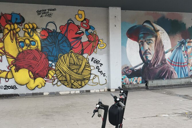 E-Scooter Street Art Tour - Safety and Comfort: Helmet, E-Scooter, and City Pacing