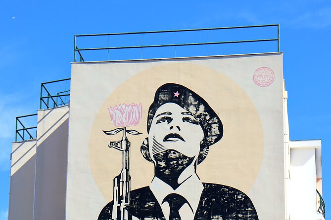 Lisbon Street Art and Lookout Point Tour - Stop 2: Graça and São Vicente street art walls (OBEY, Vhils, Pariz One)
