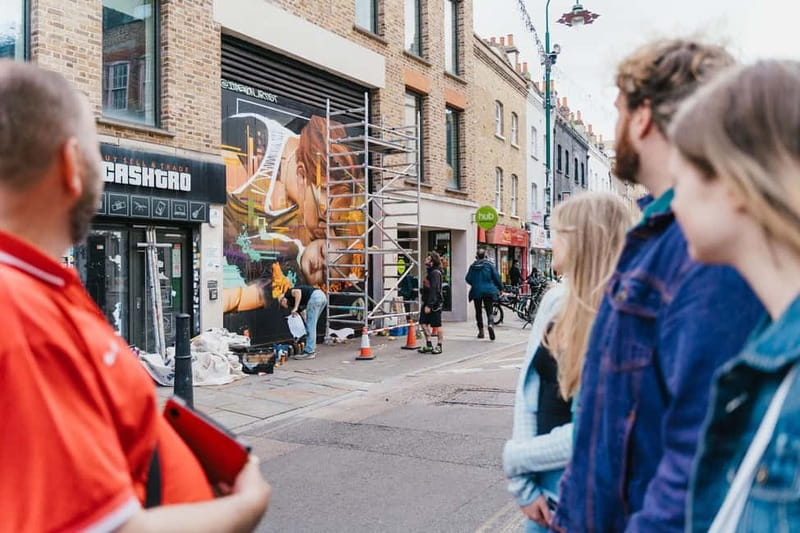 London: East End Instagrammable Street Art & Graffiti Tour - Rivington Street and the Banksy factor: famous work, not just fan service