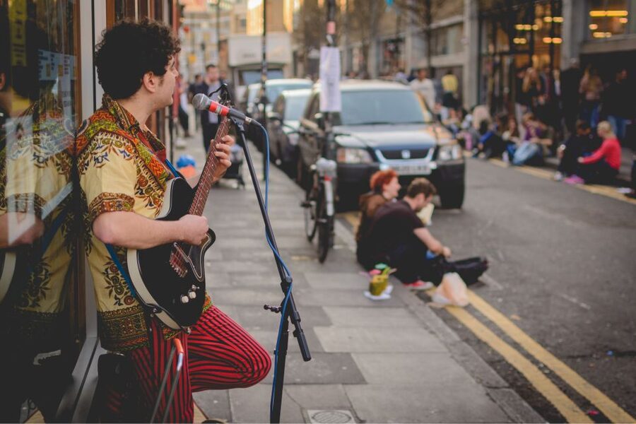 London: Markets, Street Art, and Camden Town Walking Tour - Camden Town Finish at Camden Market: Food Trucks, Shops, and DJs