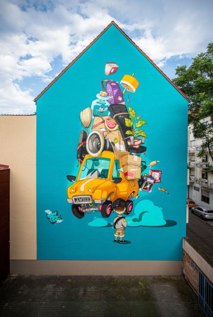 Mannheim: Guided Street Art Walking Tour - Quadrate vs. Neckarstadt: pick the murals that match your mood