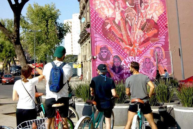 Mexico City; ART NACO : Murals & Street Art Bike Tour - Pushkin Garden Break and Rome Chic: A Short Reset Before the Big Walls