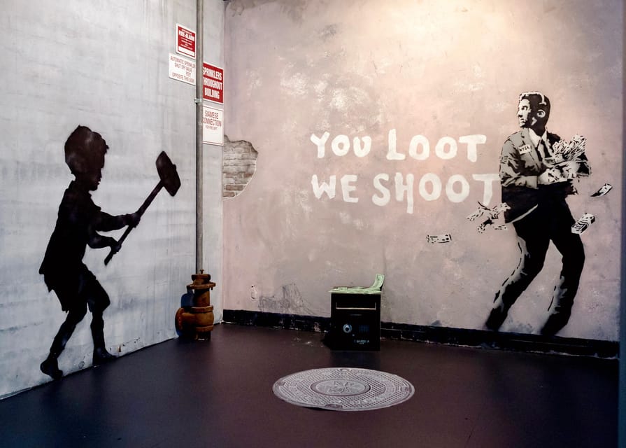 NYC: Entry Ticket To The Banksy Museum - Life-size recreations and global murals you can actually compare