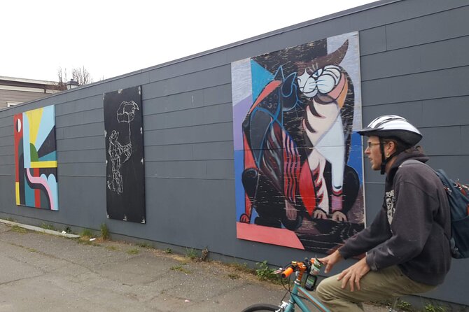 Old Town Eureka's Hidden Gems: History & Street Art Walking Tour - Opera Alley murals: how the guide turns artwork into local context