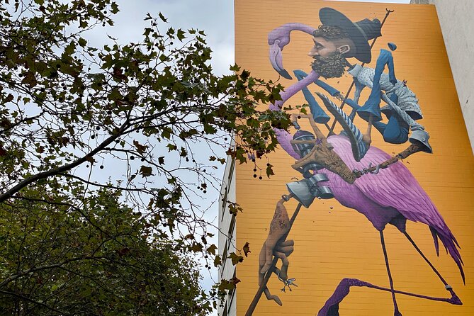 Paris Street Art, smartphone audioguided tour - Stop 4: OBEY’s homage to the 2015 Paris attacks