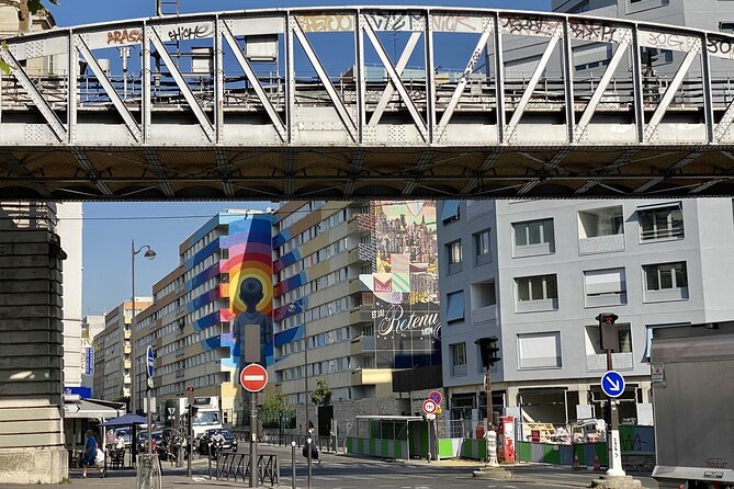 Paris Street Art, smartphone audioguided tour - Stop 5 on Boulevard Vincent Auriol: the open-air museum stretch