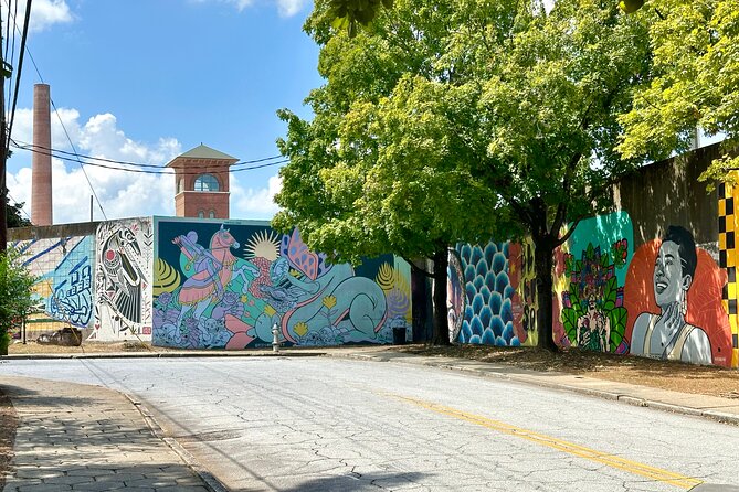 Private Street Art Tour of Atlanta - Fourth Ward Skate Park area and the BeltLine walls under Freedom Pkwy