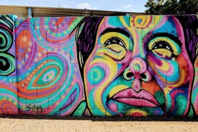 RoRo Street Art Tour in Phoenix - The Churchill Stop: Shipping Container Sculpture Meets the One- and -A- Half Mural