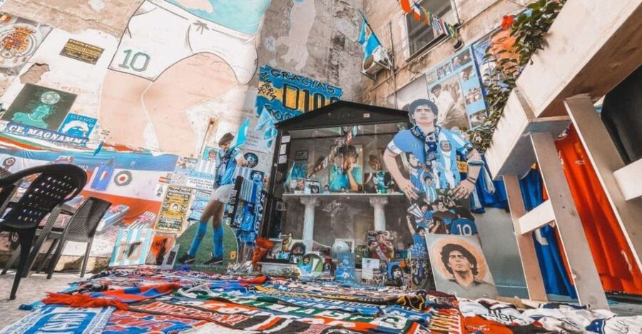 Spanish Streets - Maradona Street Art & Murals - WWII stories and the Spanish Quarters: the street-level meaning behind the art