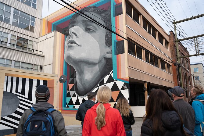Street Art and Craft Beer 2 in 1 Walking Tour Vancouver - Olympic Village Square kickoff and the downtown view