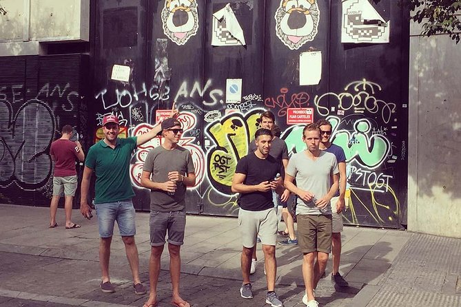 Street Art Guided Tour in Madrid - La Tabacalera de Lavapiés: Exterior Walls, Festival Energy, and a Basement of Stencils