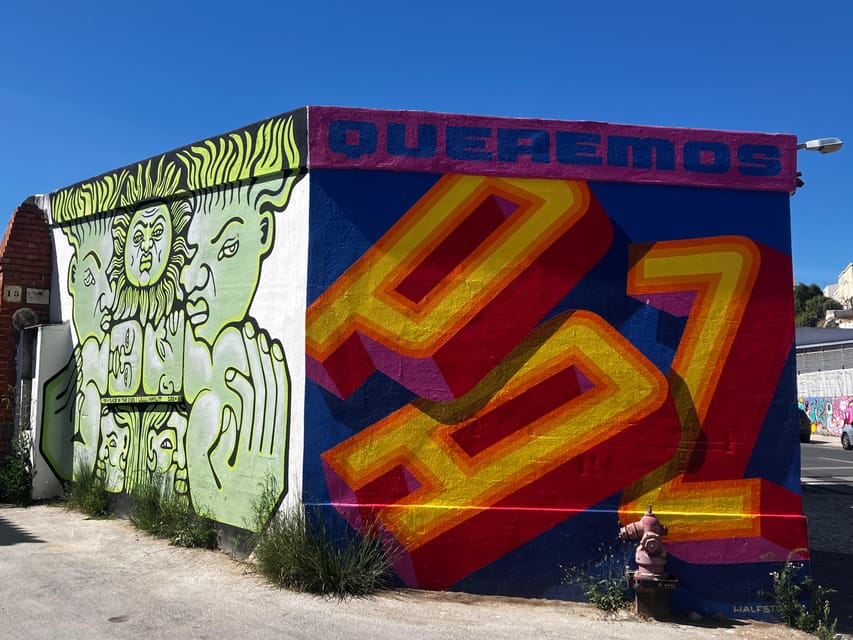 Street Art Lisbon: Tuk Tuk Tour - Marvila and Xabregas: where modern expression shows up fast