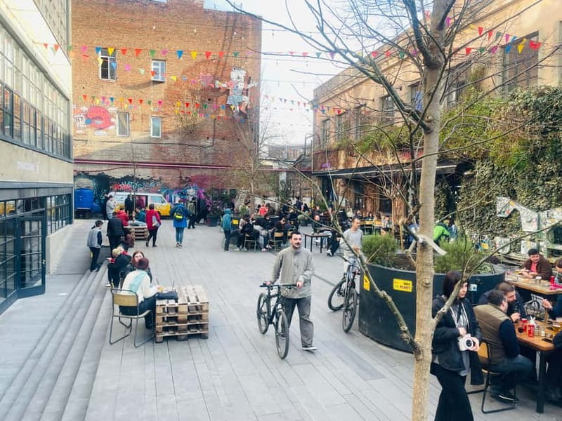 Tbilisi: Street Art & Dezerter Bazaar Tour w/ Tastings - First Stop: Your Pickup and the Alternative Side of Tbilisi
