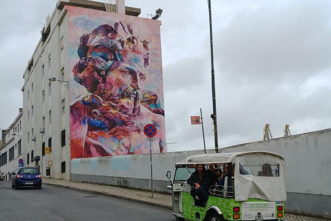 Tuk Tuk Lisbon: Exploring Urban Art - Santa Clara Field: André Saraiva’s 170-Meter Tile Masterpiece
