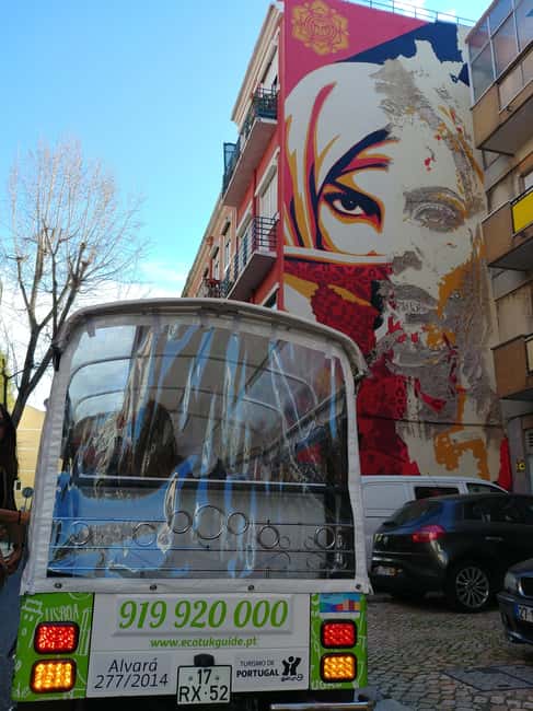 Tuk Tuk Lisbon: Street Art 2-Hour - Electric Tuk-Tuk Perks: Rainproof Views and Real Comfort