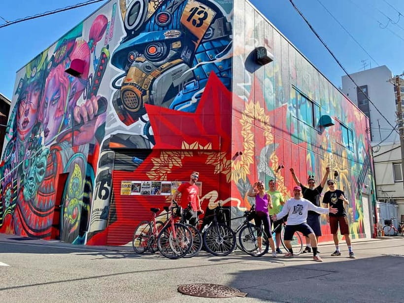 Urban Canvas: Osaka Street Art Bike Tour - Tenma to Juso: Osaka’s street art lives between the lines