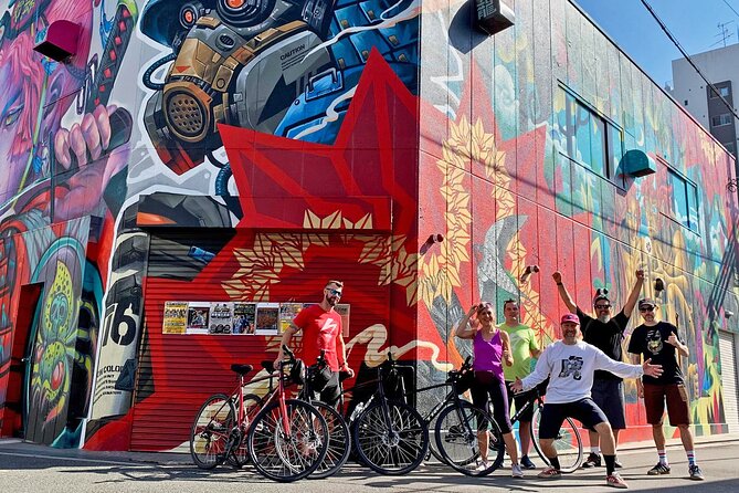Urban Canvas: Osaka Street Art Bike Tour - What to eat and drink: coffee, snacks, and pizza included